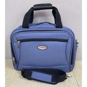 Protocol Laptop Overnight Travel Case w Crossbody Strap Blue